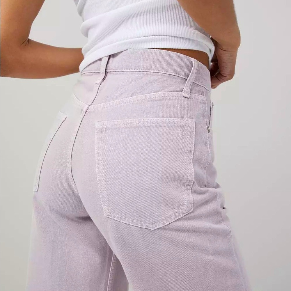 NWT - rag & bone - Andi Ankle Wide Leg Jean - Lavender - 27 - Picture 3 of 4